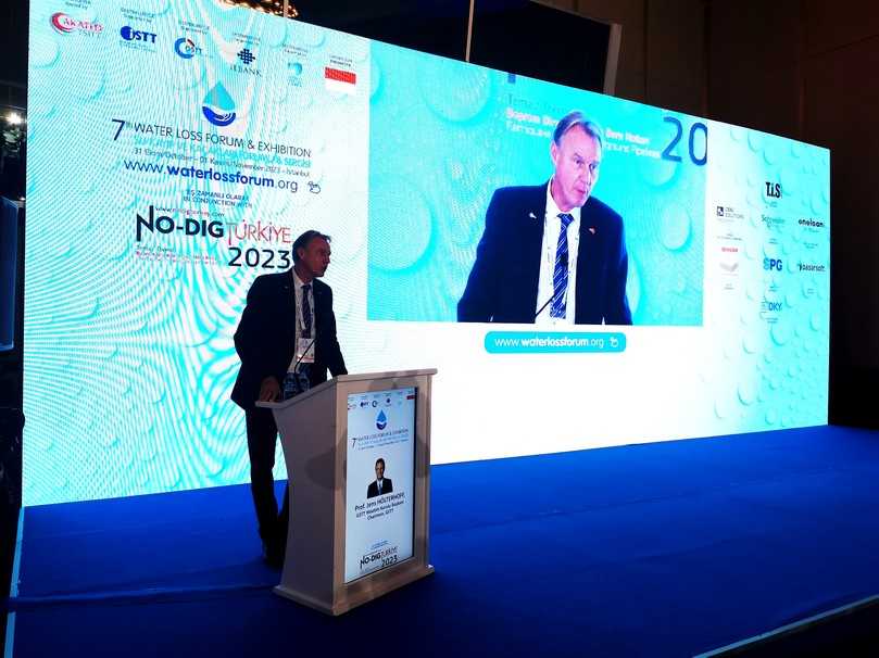 Prof. Jens Hölterhoff, Vorstandsvorsitzender GSTT, als Gastredner bei der Eröffnung der No Dig Turkey | Foto: GSTT