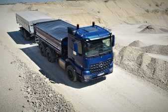 Mercedes Arocs mit digitalem Upgrade