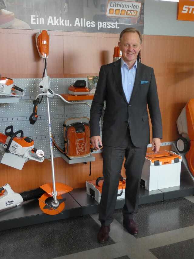 Heribert Benteler ist seit sieben Jahren Geschäftsführer der Stihl Vertriebszentrale in Dieburg und für den Vertrieb der Marke in Deutschland verantwortlich. | Foto: BI/Stoffregen
