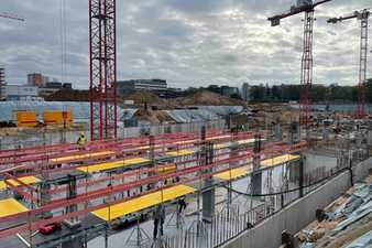 Schneller Baufortschritt im Stadtquartier Süd