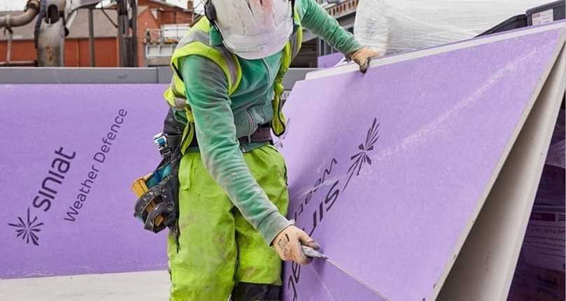 Vom Gipsplatten-Geschäft erwartet sich Owens-Corneing ein hohes Potenzial. | Foto: Owens Corning