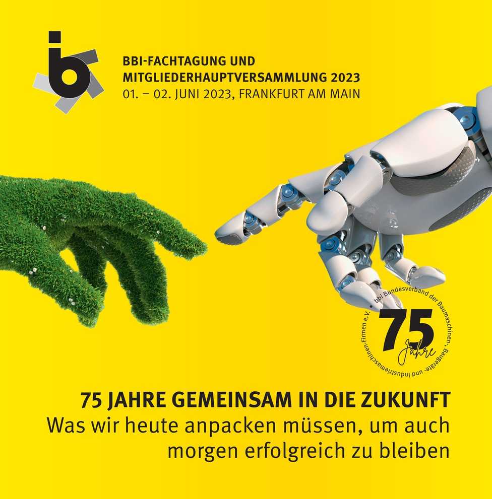 bbi Bundesverband Baumaschinen Baugeräte Fachtagung und Mitgliederversammlung Frankfurt