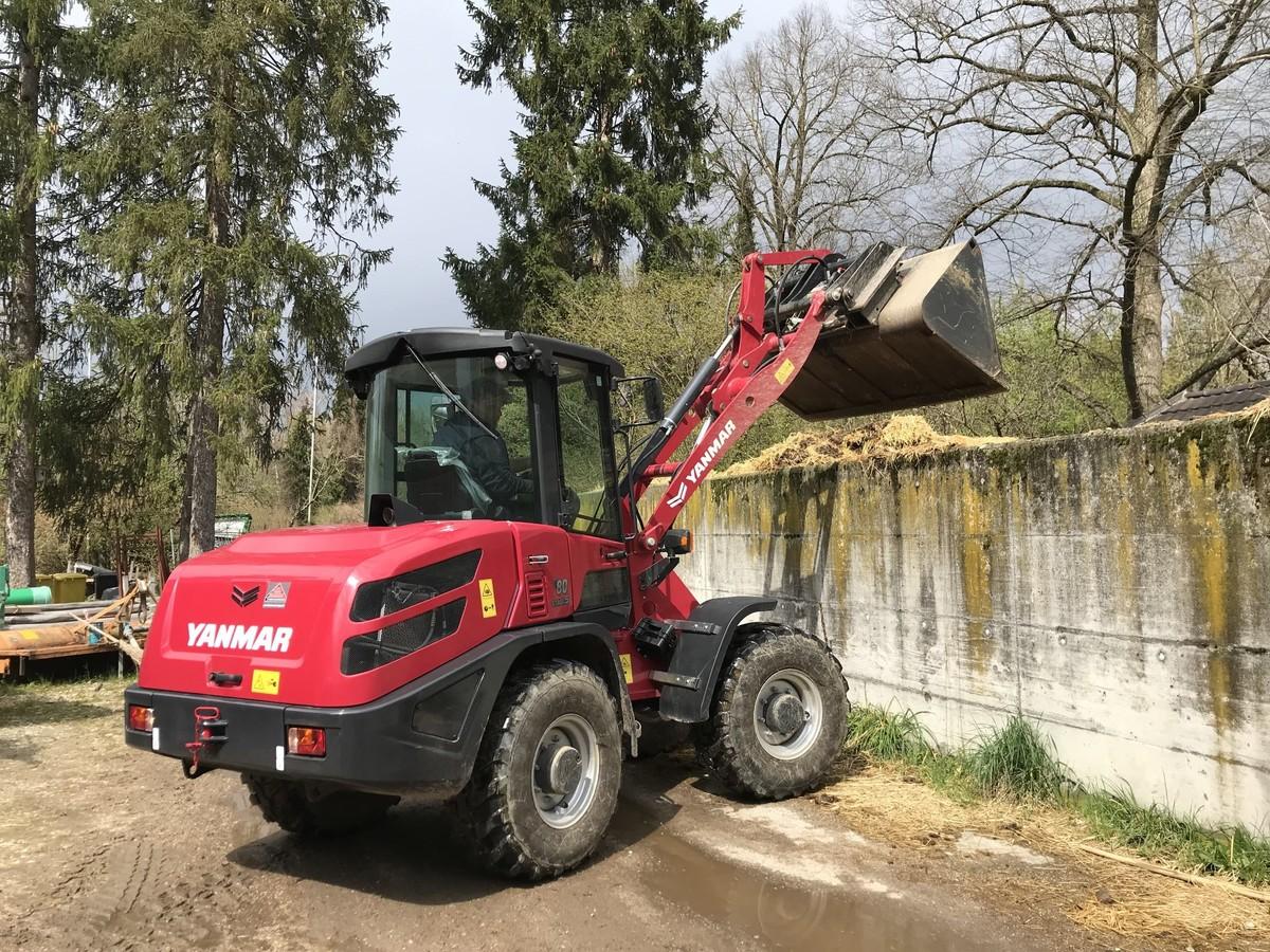 Der neue Radlader erledigt eine Vielzahl an Aufgaben im Zoo – dafür ist auch eine ausreichende Hubhöhe erforderlich. | Foto: Yanmar