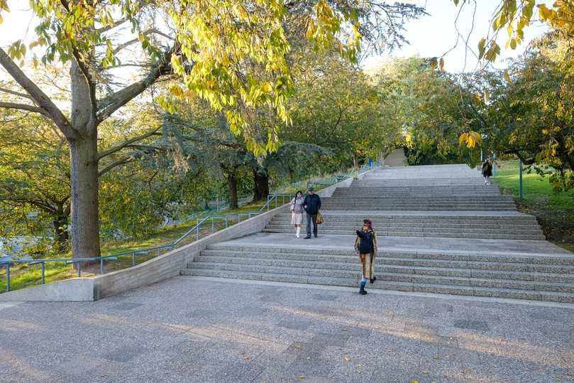 Gustav-Mahler-Treppe, Kassel. | Foto: Nikolai Benner