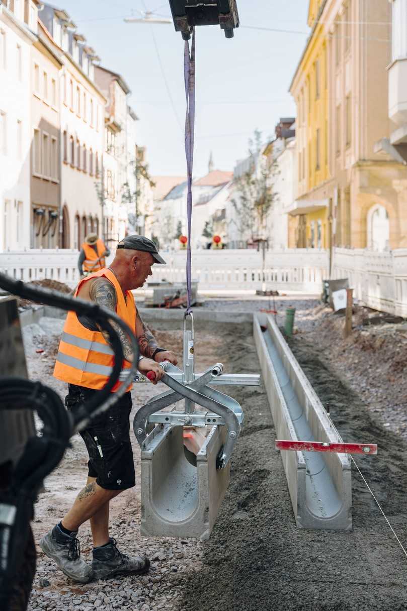 Die Rinnenkörper sind robust und für die zu erwartenden Belastungen ausgelegt. | Foto: Hauraton