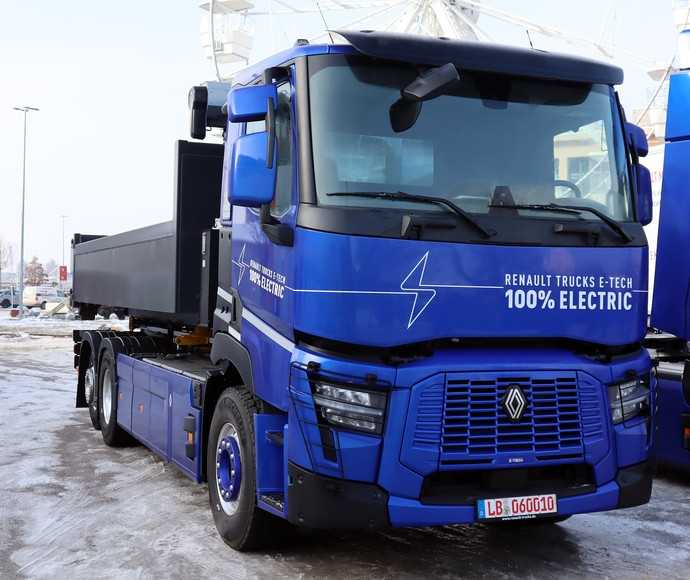 Auf für das Baugewerbe hat Renault Trucks mit dem E-Tech C eine elektrische Antriebslösung parat. | Foto: OWI Media
