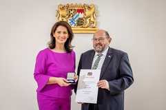 Bayerische Staatsmedaille für Gerhard Zäh