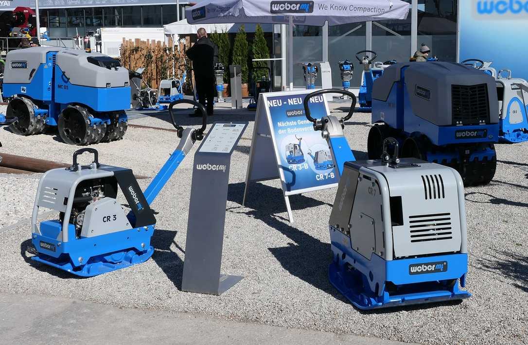 Weber MT zeigt auf der bauma 2025 Nachfolger der CR 3 und CR 7 Bodenverdichter Weber MT zeigt auf der bauma 2025 Nachfolger der CR 3 und CR 7 Bodenverdichter