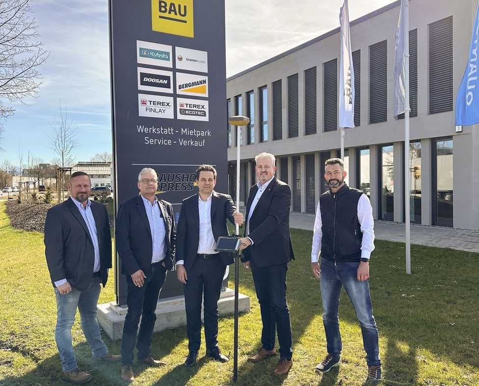 BAU Süddeutsche Baumaschinen Neu-Ulm ist neuer Topcon-Vertragshändler