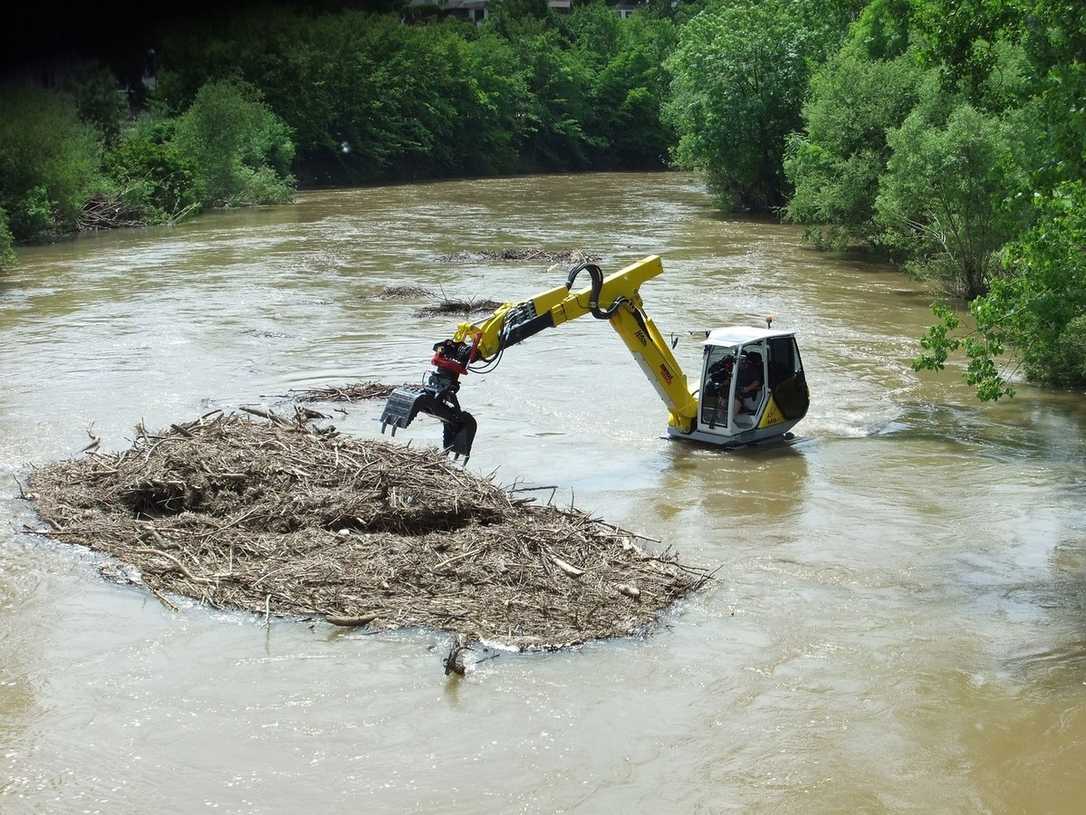 Menzi Muck Schreitbagger - nicht nur im Forst zu Hause