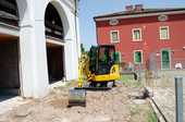 Live-Demo mit E-Minibagger bei Komatsu