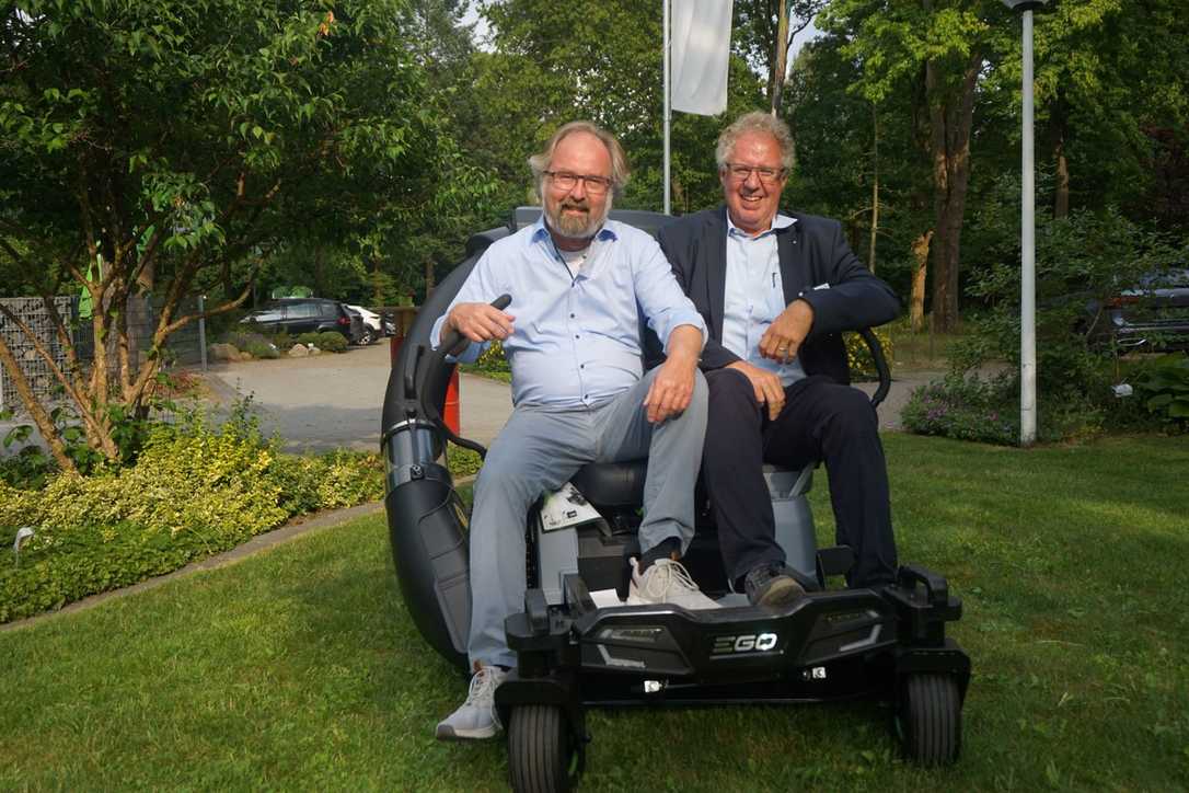 Ludger Plaßmann und Dr. Michael Marrett-Foßen im Gespräch