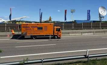 6,5 Kilometer Schlauchlining auf der Autobahn