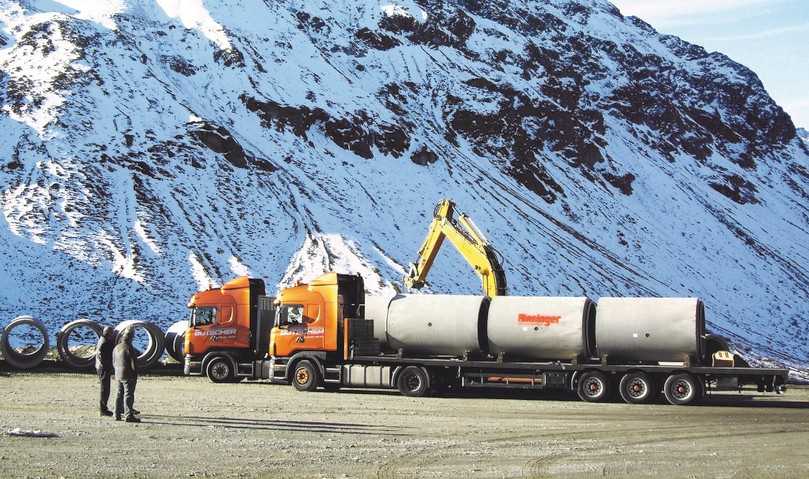 Anwendung findet der Hochleistungs-Beton auch in der Rohrfertigung und bei Rechteckprofilen. | Foto: Rinninger