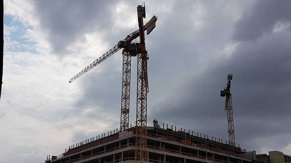 Baukonjunktur: Bauindustrie sieht Umsatz ins Minus rutschen