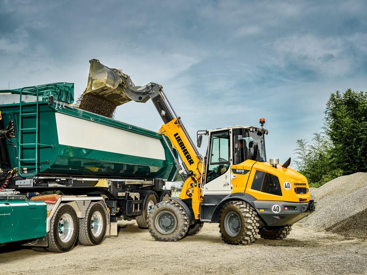 Teleskopradlader L 509 Tele mit seinen Vorzügen im Einsatz. | Foto: Liebherr