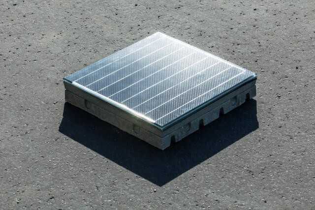 Platio-Solarzellen – alle in der EU entwickelt und hergestellt – bestehen zu 90 % aus recyceltem Kunststoff. | Foto: Platio