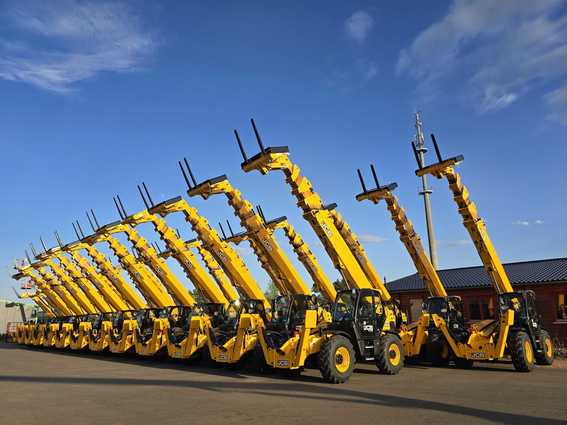 1.200 Maschinen: Partnerschaft zwischen JCB und Wiesecker Group wächst