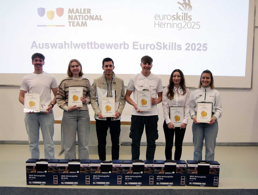 EuroSkills 2025: Malerin Anna Hüllner qualifiziert sich für Dänemark