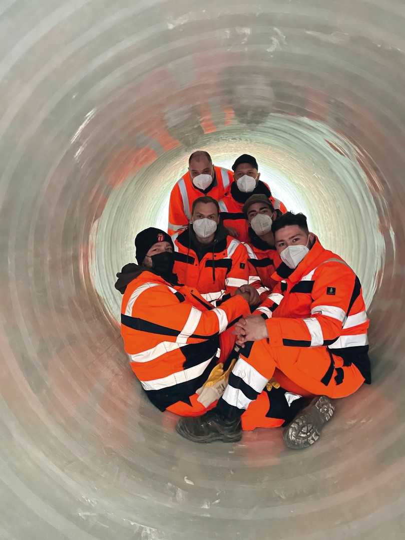 Stolz auf die erbrachte Mannschaftsleistung | Foto: Rohrsanierung Jensen