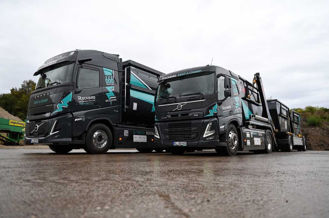 Im Test: Volvo FH & Volvo FM Electric in der Baustoff-Entsorgung