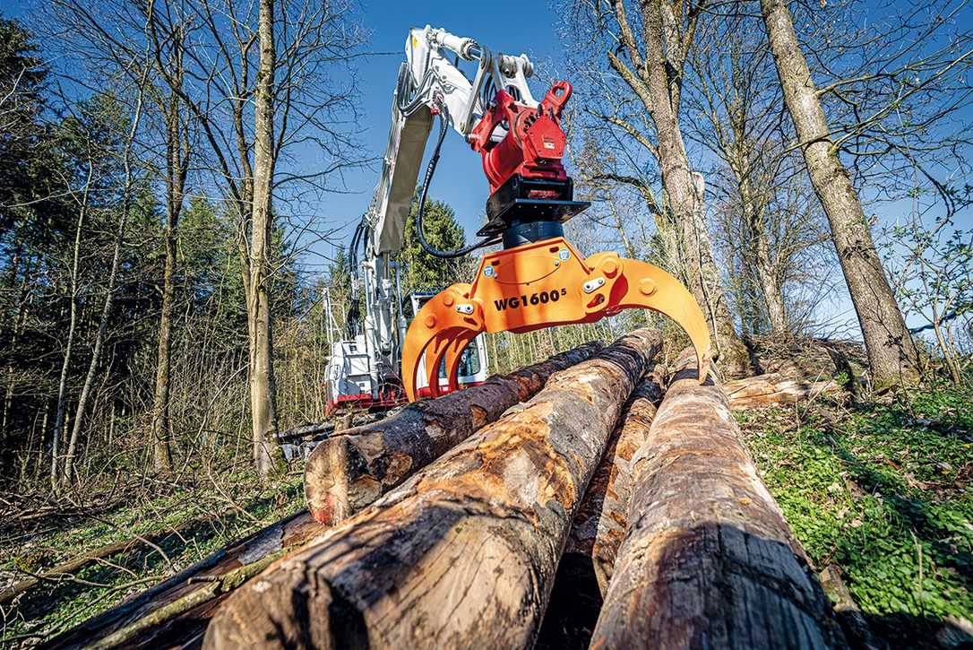 Woodgripper von Westtech: Greifen und Sägen zugleich Woodgripper von Westtech: Greifen und Sägen zugleich