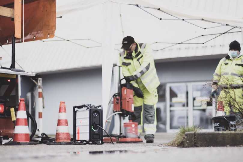 Tragbare Stromversorgung: Instagrid ONE stellt sofortigen, flexiblen und emissionsfreien Zugang zu elektrischer Energie für Profis bereit. | Foto: Instagrid