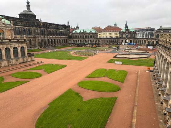 Welche Wegedecke den Dresdner Zwinger fit für die Zukunft macht