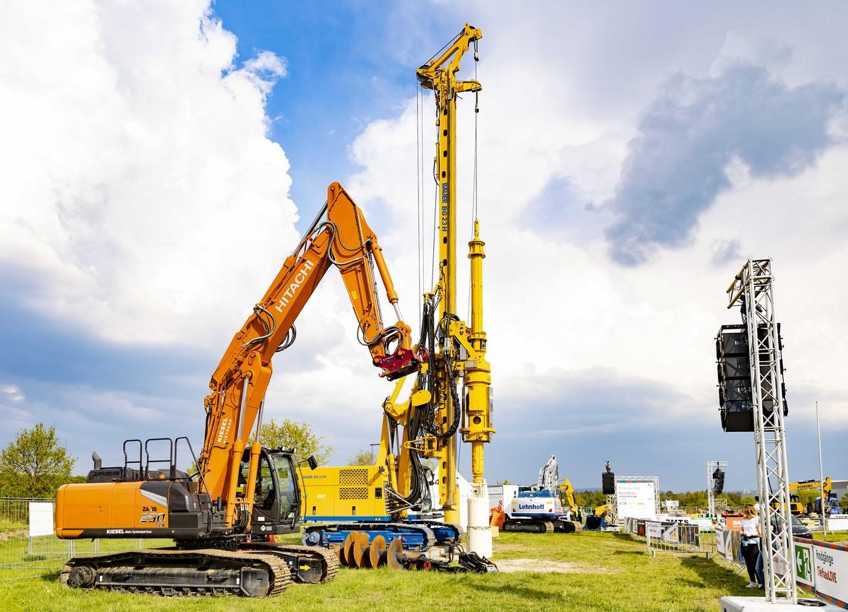 Neu auf der Tiefbau Live & Recycling Aktiv 2022: die Musterbaustelle Spezialtiefbau | Foto: Messe Karlsruhe