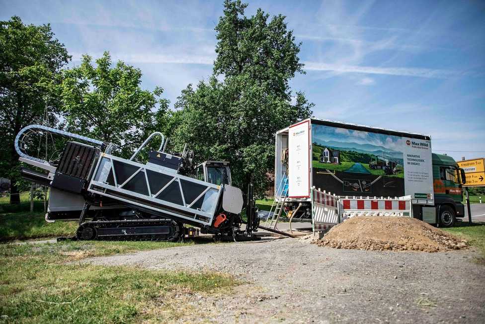 Mudcleaner Truck: Musterbaustelle in Tettnang