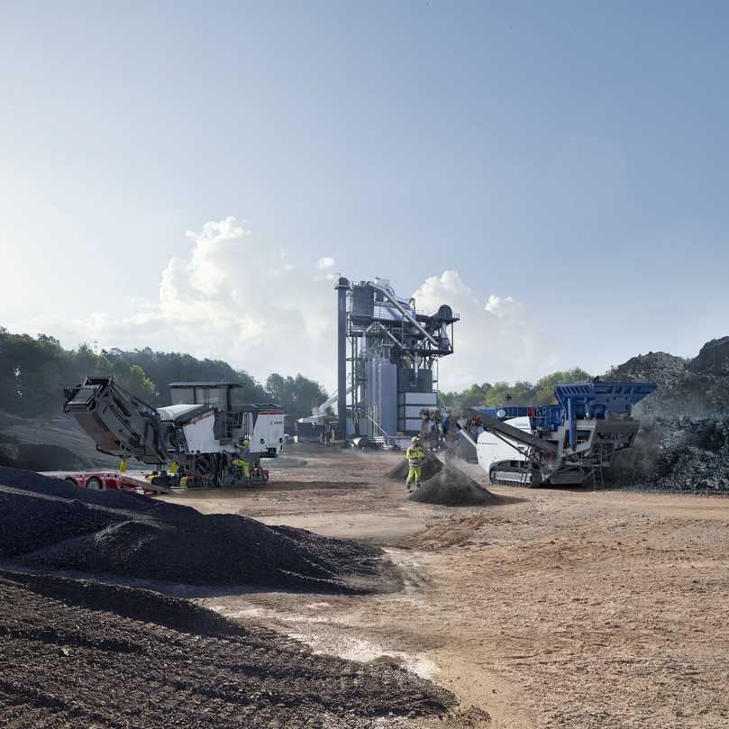 Der Rezeptgenerator von Benninghoven trägt als ergänzende Softwareoption der Anlagensteuerung BLS 4 wesentlich zum optimalen Recyclingmanagement in der Asphaltmischanlage bei. | Foto: Wirtgen Group