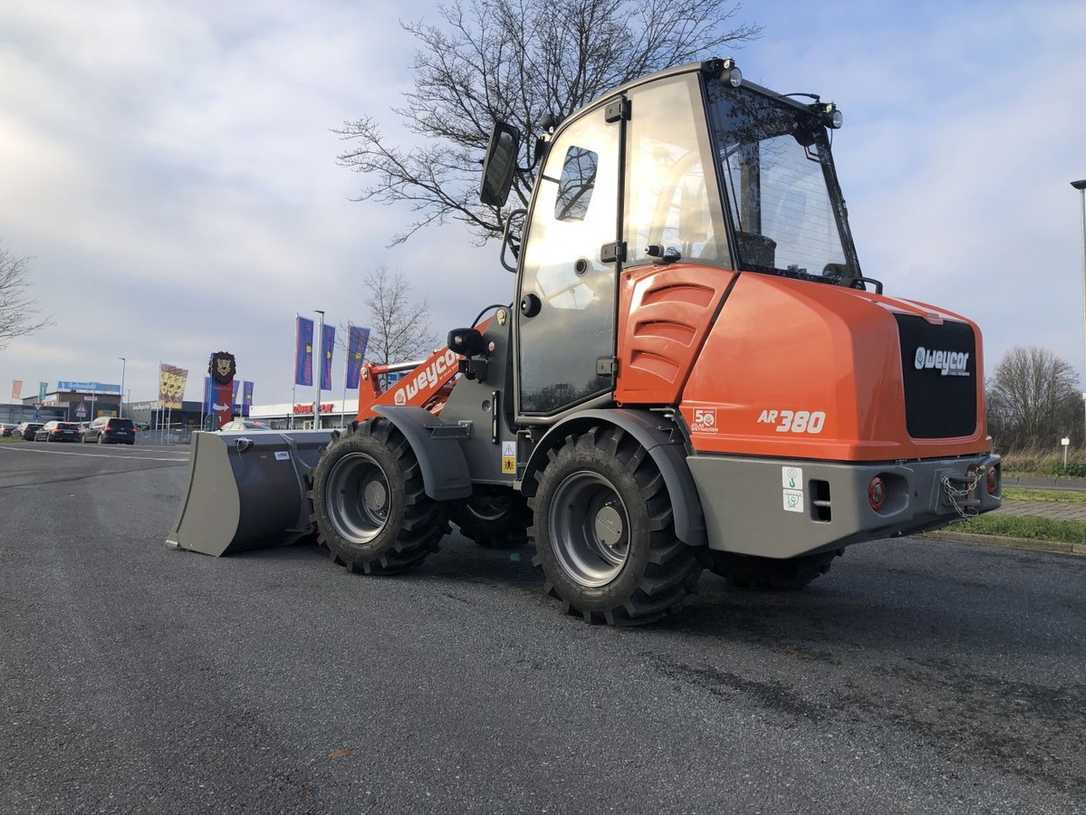 Atlas Weyhausen Radlader Weycor AR380 AR400 AR480 AR580 auf der Messe bauma in München