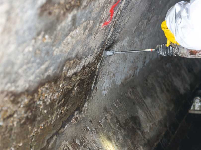 Stemmarbeiten mit Bohrhammer | Foto: Andreas Mauritz, Jockgrim