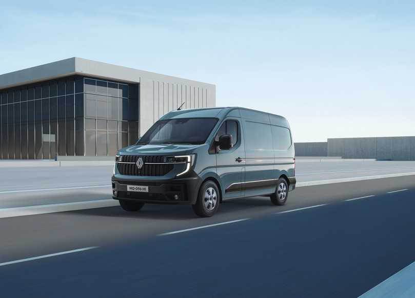 Ab Frühjahr 2024 kommt der neue Renault Master in neuem Design auf den Markt. | Foto: Renault, Renault Trucks