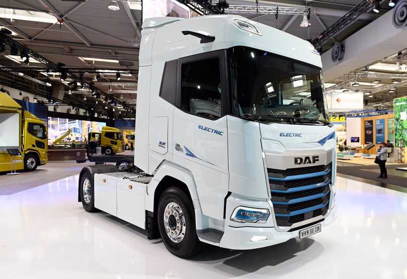 Schon ab Mitte nächsten Jahres soll der DAF XF Electric zusammen mit seinem kleinen Brüder DAF XD Electric auf den Markt kommen. | Foto: Quatex