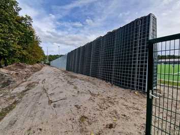 Lärmschutzwand soll zum guten Klima beitragen