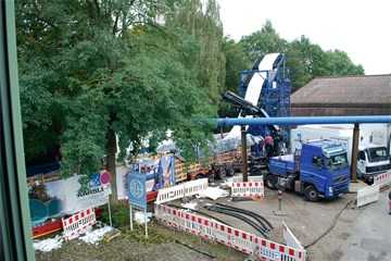 Sanierung eines Großprofiles mit dem warmhärtenden Schlauchlining-Verfahren. Foto: A. zu Eulenburg