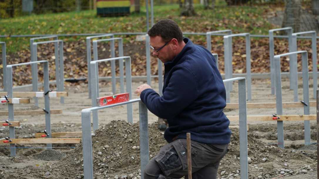 Schöppler baut Fahrradstellplätze in Tettnang