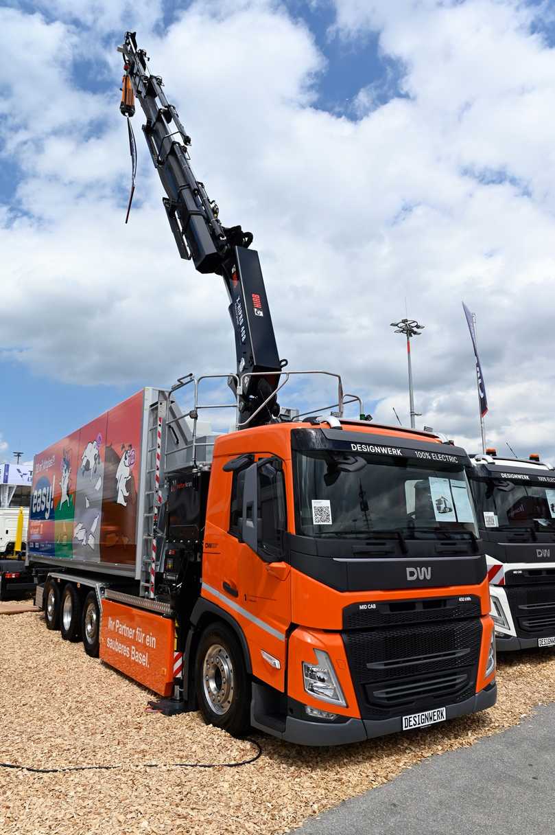 Designwerk aus der Schweiz liefert umgerüstete E-Lkw mit hoher Batteriekapazität, mobile Schnellladegeräte und Hochvolt-Batterien. | Foto: Quatex