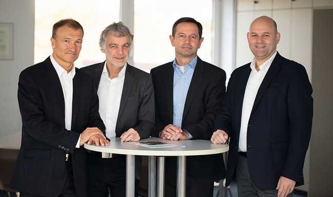 Die vierköpfige Geschäftsführung von Fischer Teamplan: Michael Hippe, Ralf Ostermann, Ralf Puderbach, Robert Ueberfeldt (von links nach rechts). | Foto: Fischer Teamplan