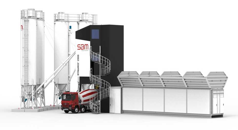 bauma 2022: SBM präsentiert neue Betonmischanlage „Dynamix 2500“