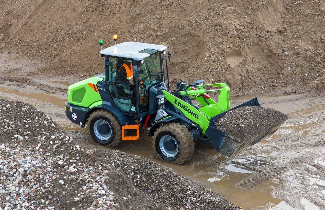 Liugong zeigt elektrische Baumaschinen auf der Intermat Paris