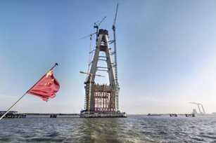 China baut die größte Schrägseilbrücke der Welt