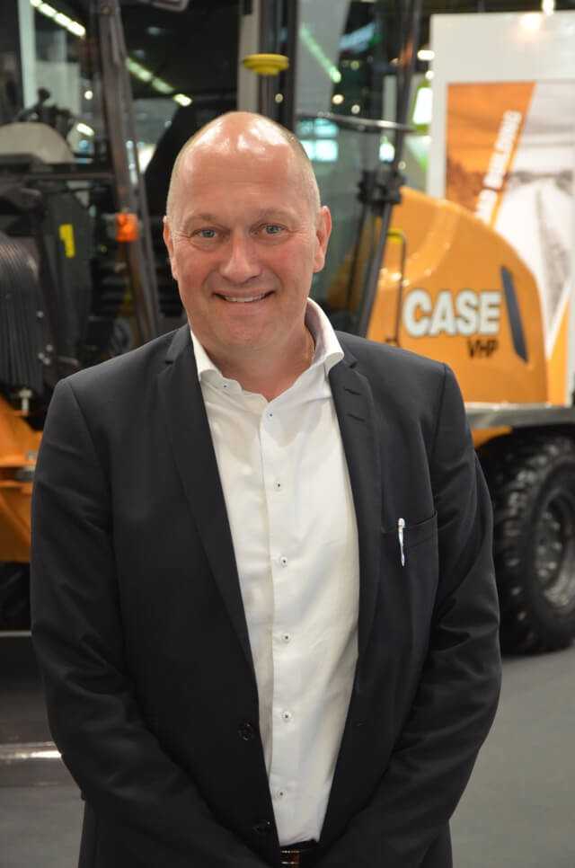 „Für 2018 bin ich positiv eingestellt.“ – Case-Markenchef Carl Gustaf Göransson glaubt an weiter gute Geschäfte im Bau- sektor. | Foto: B_I