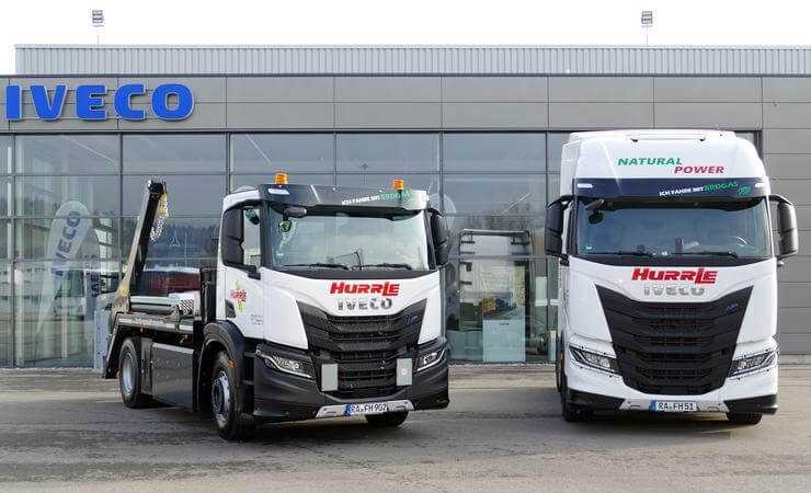 Iveco liefert ersten S-Way Absetzkipper mit CNG-Antrieb