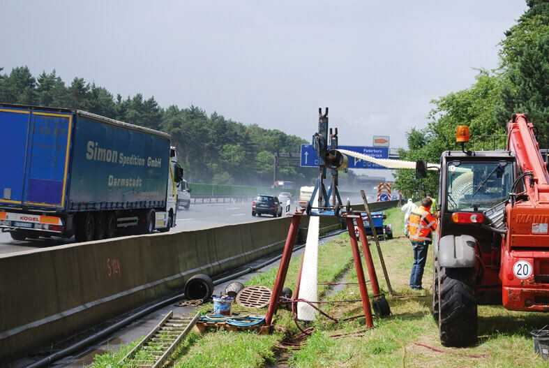 Entwässerungsanlagen im Schutzgebiet mit „Troliner“ saniert