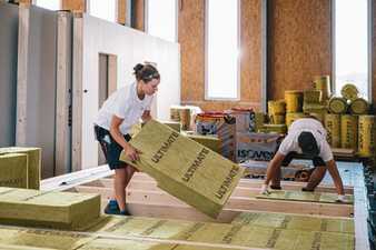 Schlanke Außenwand für den Holzrahmenbau