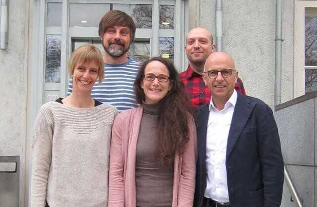 Team des Rodentizit-Forschungsprojektes (v.l.): Dr. Sabine Schäfer, Dr. Marvin Brinke, Dr. Julia Regnery, Robert Schulz, Dr. Georg Reifferscheid | Foto: Bundesanstalt für Gewässerkunde