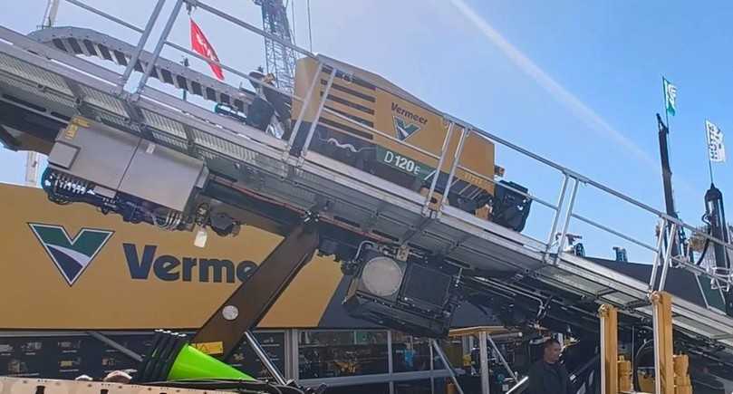 Vollelektrische Anlage von Vermeer, ausgestellt auf der Bauma | Foto: B_I/Valdix Vollelektrische Anlage von Vermeer, ausgestellt auf der Bauma | Foto: B_I/Valdix