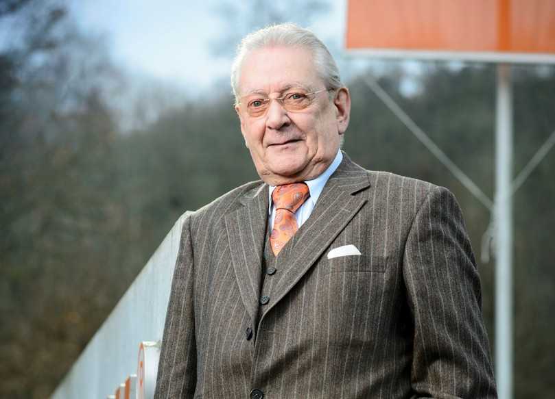 Hans Peter Stihl wurde in Berlin mit dem Deutschen Gründerpreis für sein Lebenswerk ausgezeichnet. | Foto: Andy Ridder Hans Peter Stihl wurde in Berlin mit dem Deutschen Gründerpreis für sein Lebenswerk ausgezeichnet. | Foto: Andy Ridder